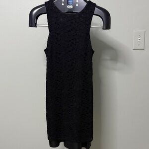 Design Lab Lord & Taylor Black Mini Dress